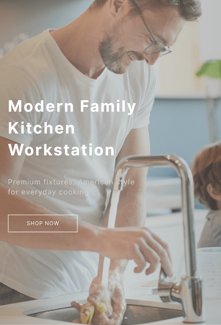 modern kitchen workstation for family in mod-land 750-1100
