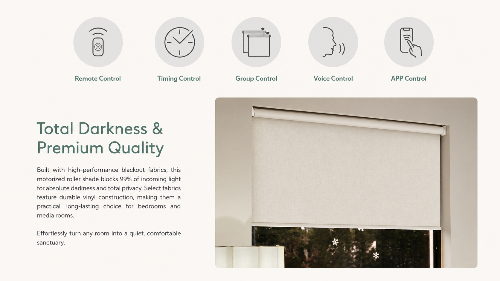 P5 roller shade product overview 2