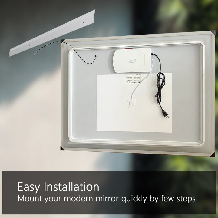 Modland LED Bathroom Vanity Mirror with Light 40*24 inch - Modland