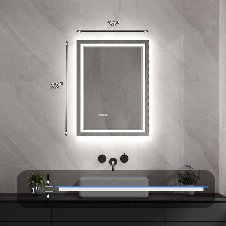 24x32 in Vanity Mirror Sizes