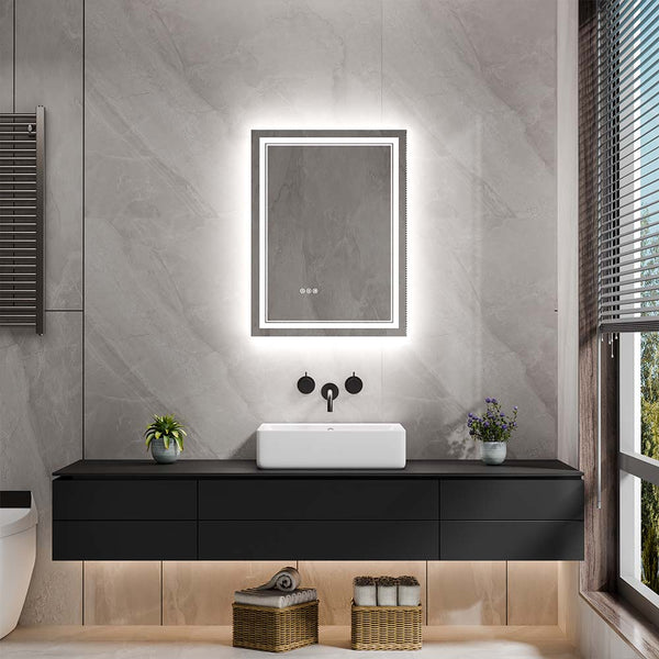 24x32 inch modern bathroom vanity mirror