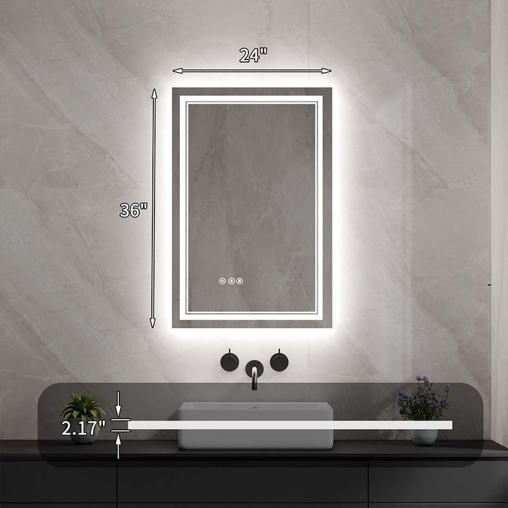24x36 inch Vanity Mirror Size