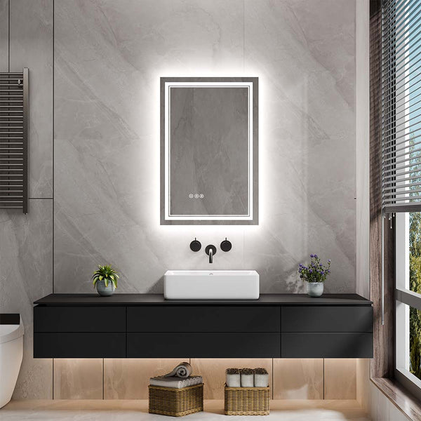 24x36 inch modern bathroom vanity mirror