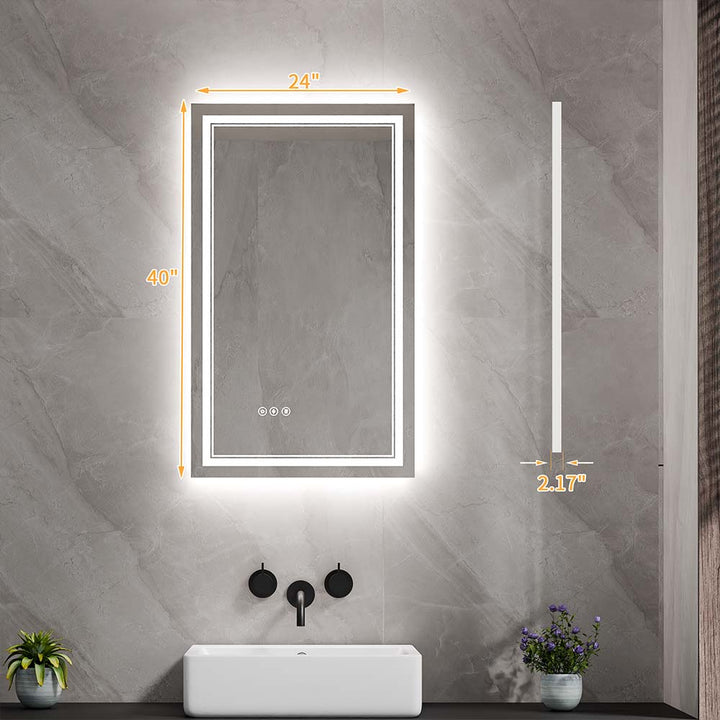 24x40 inch Vanity Mirror Size