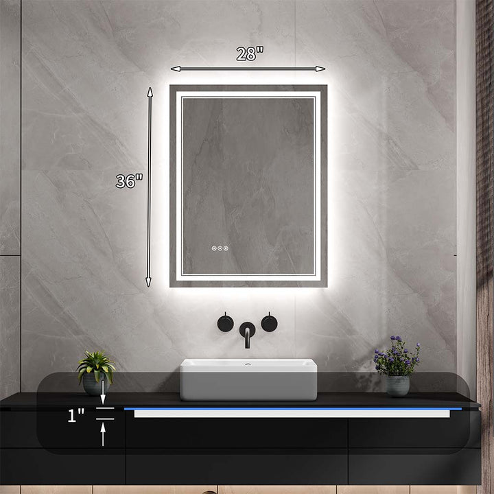 28x36 inch Vanity Mirror Sizes
