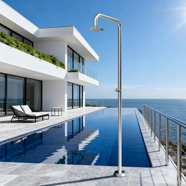 316 stainless-steel outdoor shower seaside poolside