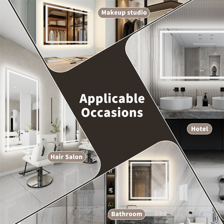 32x40 inch led mirror applicable occasions