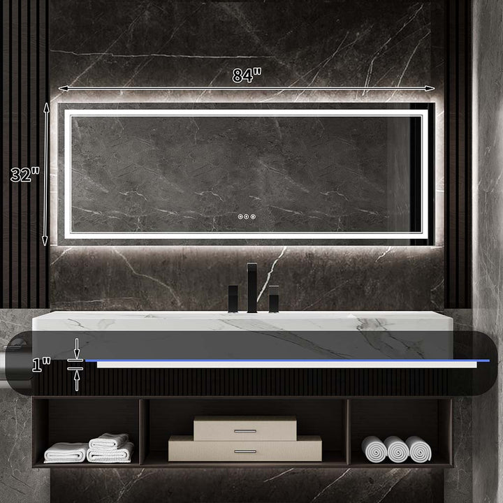 32x84 in Vanity Mirror Size