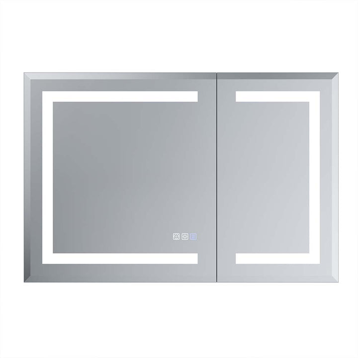 36 inch bathroom mirror medicine cabinet with led light