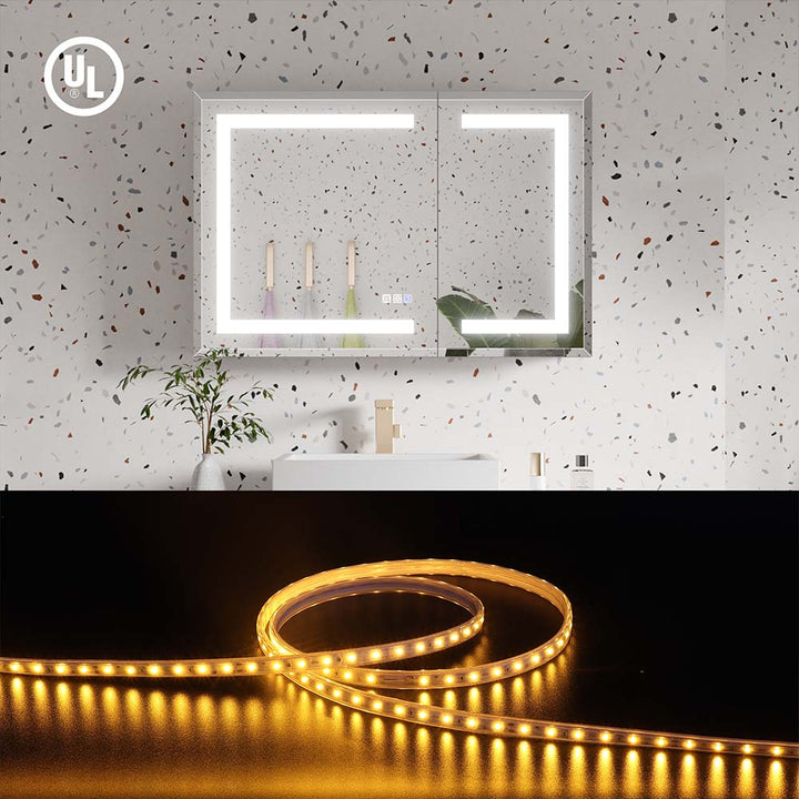 36-inch LED light strip for bathroom mirror medicine cabinet