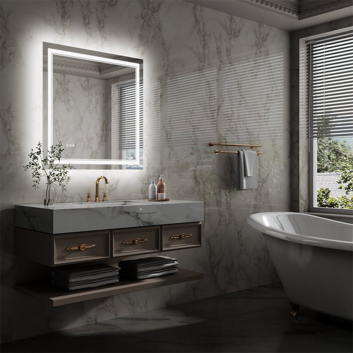 36x36 inch LED Mirror Luxury Bathroom Vanity Scene