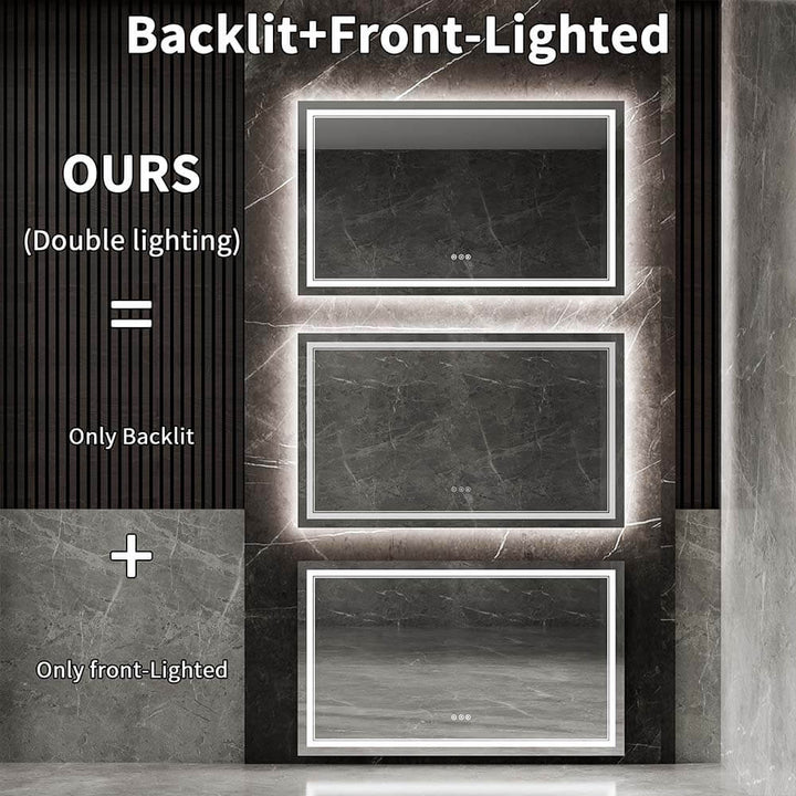 36x60 inch Vanity Mirror Backlit Front Lighted