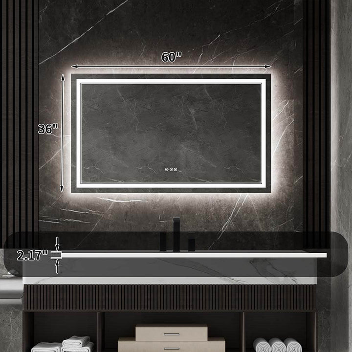 36x60 inch Vanity Mirror Size