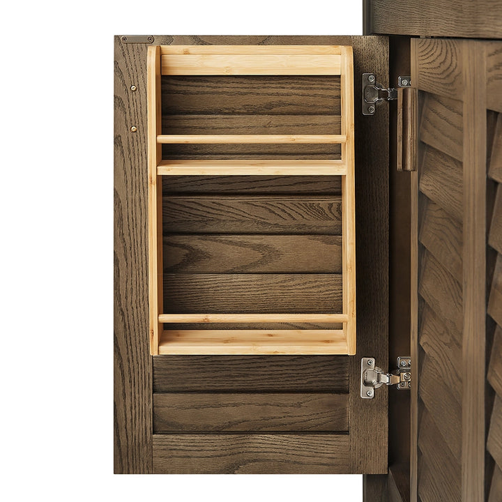 48 inch bathroom freestanding vanity door empty storage shelf