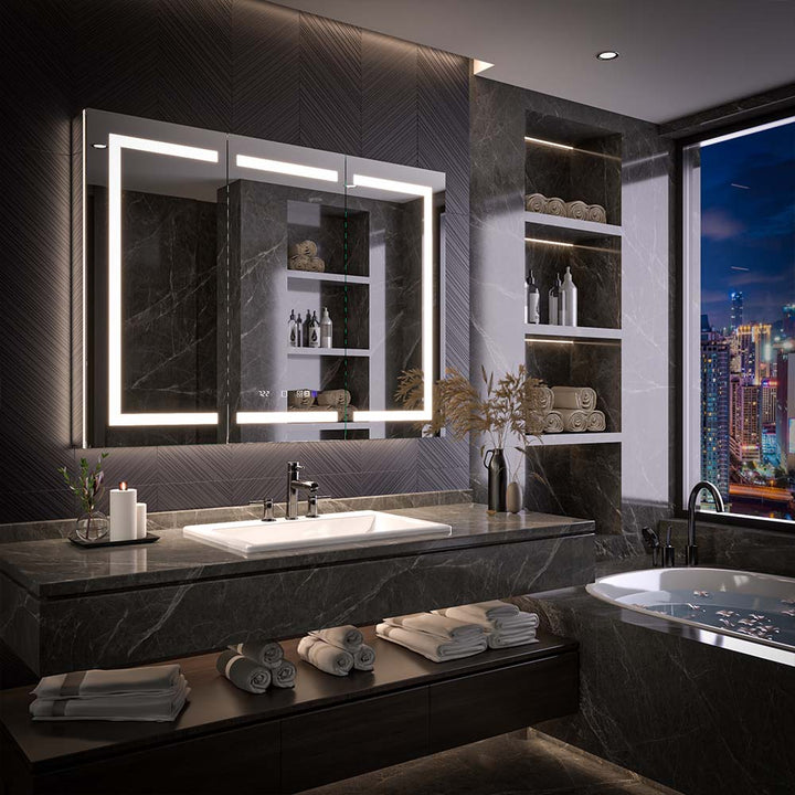 48 x 36 medicine cabinet night bathroom city