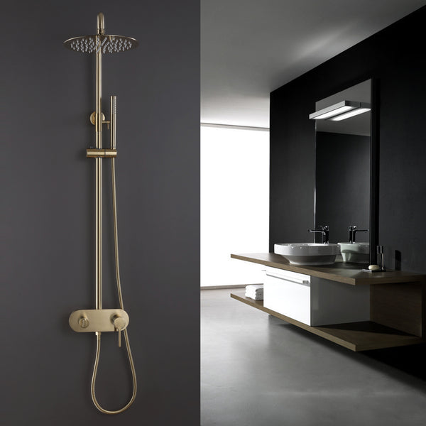 Luxury 3-Function Complete Shower System With Tub Faucet And Rough-In Valve