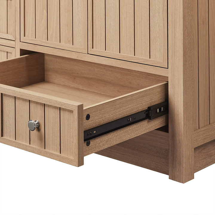 60 inch bathroom freestanding vanities drawer slide detail