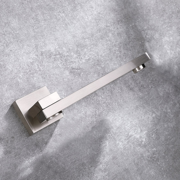 Wall Mounted Double Handle Roman Tub Faucet with Hand Shower - Modland