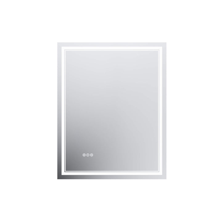 LED Bathroom Vanity Mirror white background