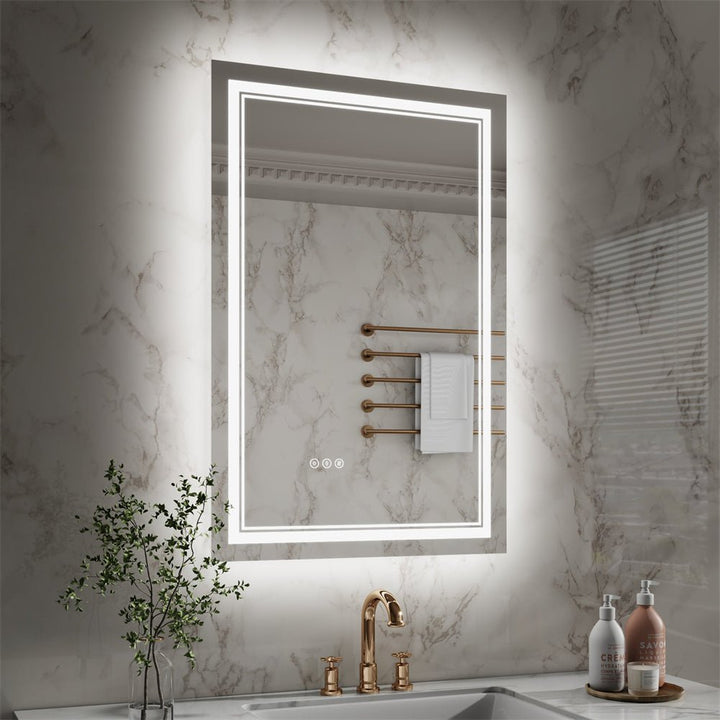 LED Mirror Modern Bathroom White Light