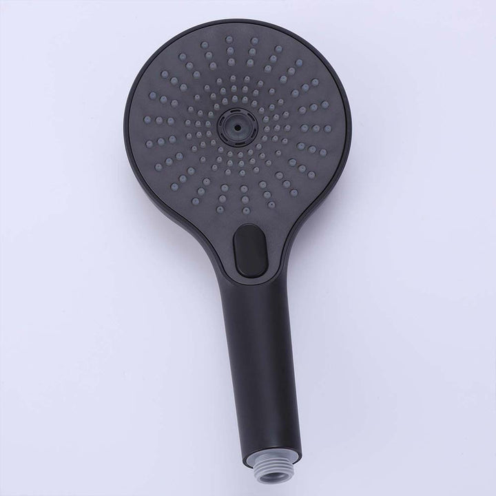 Matte Black shower system rain shower head