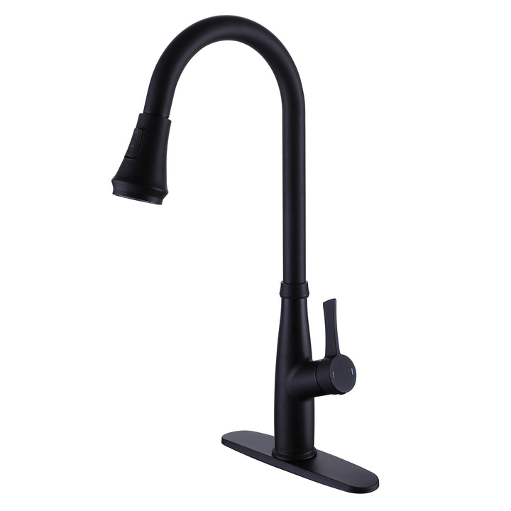 Pull Out Single Handle Two Function Deck Mounted Kitchen Faucet - Modland