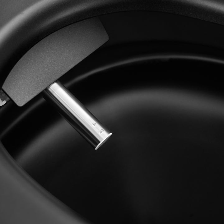 Matte Black Smart Toilet with Bidet and Remote Control - Modland