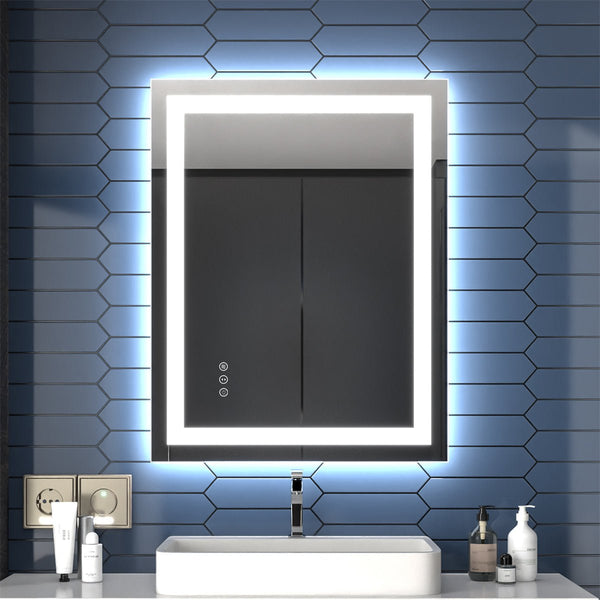 Apex 36" W X 28" H Bathroom Cupboard Mirror with Elegant Storage - Modland