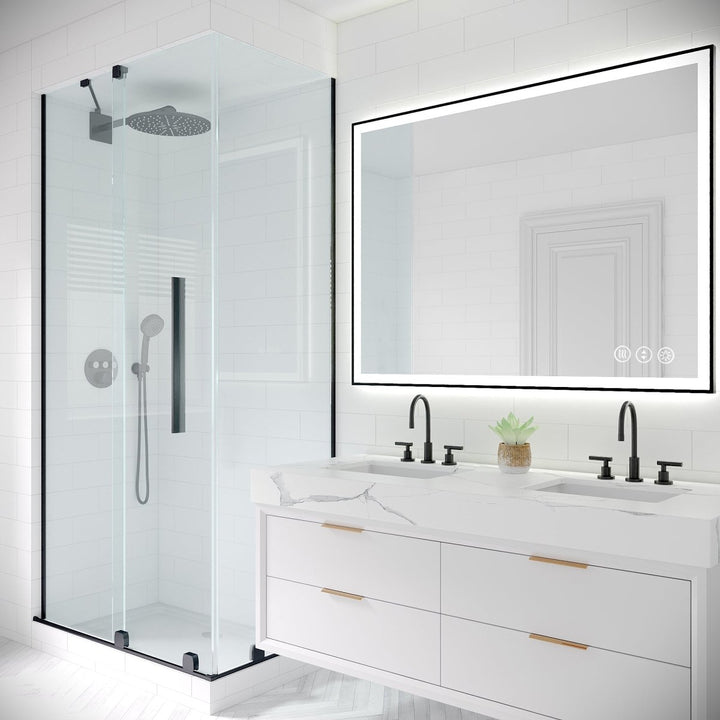 48* 36 Vanity Mirror with Built-in LED Lighting for Bathrooms - Modland