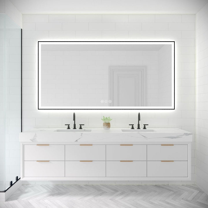 72"x36" Vanity Mirror with Built-in LED Lighting for Bathrooms - Modland