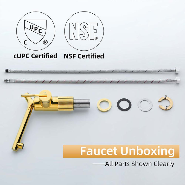 Bathroom faucet with all parts, cUPC and NSF certified