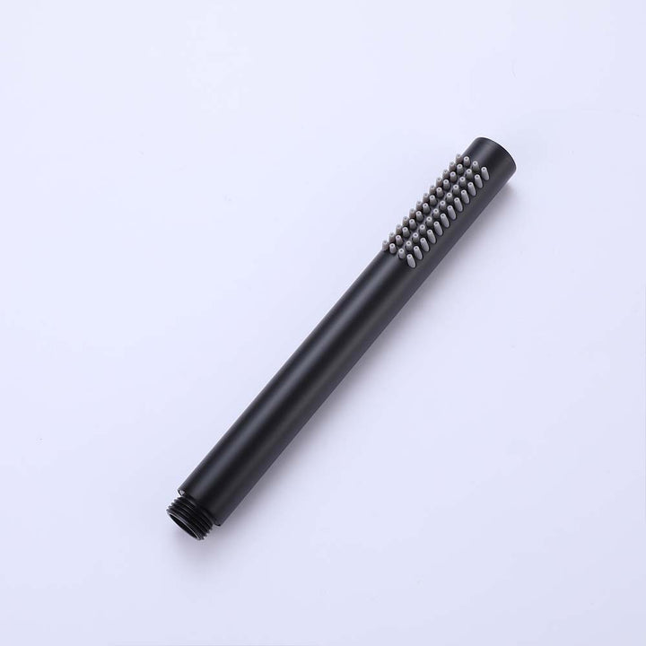 Black handheld shower for bathtub faucet set