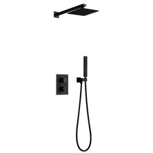 Thermostatic Rain Shower System with Hand Shower and Rough-in Valve