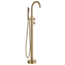 316 Stainless Steel Freestanding Thermostatic Tub Faucet With Hand Shower