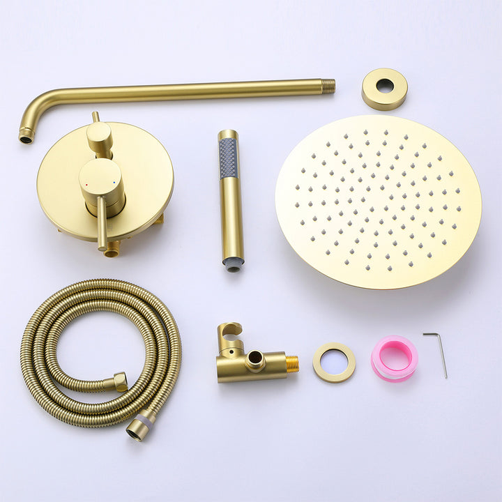 Luxury Pressure-Balanced Complete Shower System with Rough-In Valve ...