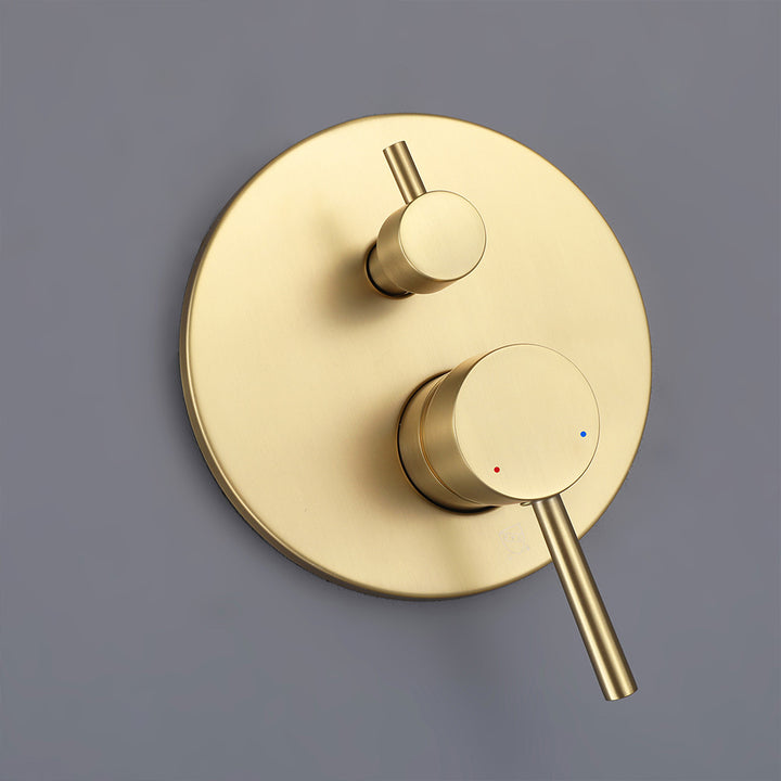 Luxury Pressure-Balanced Complete Shower System with Rough-In Valve ...