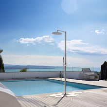 Outdoor Stainless Steel Shower with Handheld and Rain Shower Head