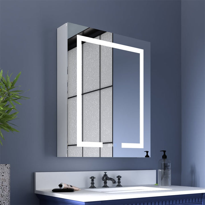 24" W x 30" H Light Medicine Cabinet Mount Vanity Mirror Cabinet - Modland