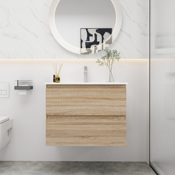 30" Bathroom Vanity With Gel Basin Top - Modland