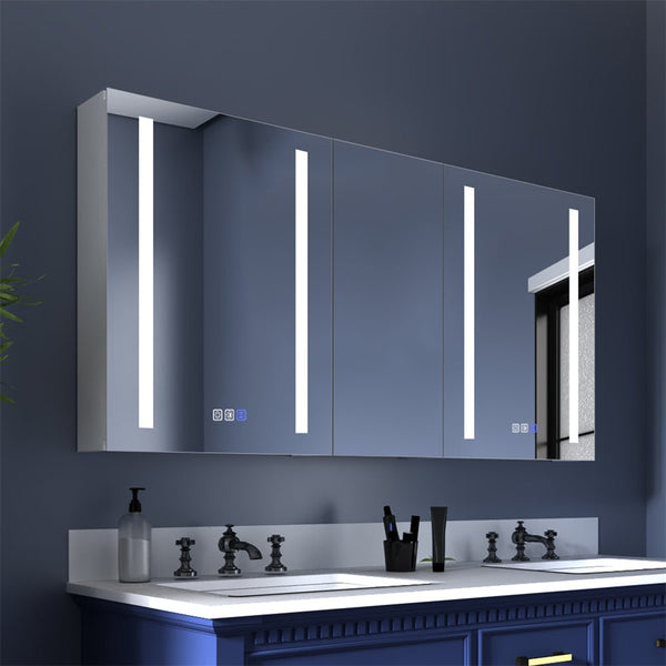 Modland Boost-M1 52" W x 26" H Medicine Cabinet with Mirror led Lighted - Modland
