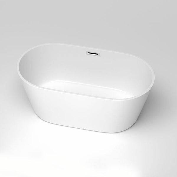 59"x31" Acrylic Alcove Freestanding Soaking Bathtub,Eco-friendly,Easy Installation