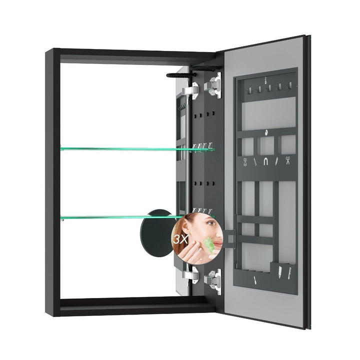 60"  x 30"  LED Bathroom Medicine Cabinet Double Door Lighted - Modland