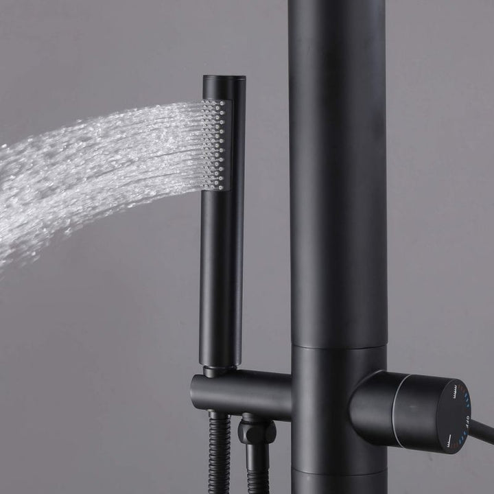 Stainless Steel Freestanding Outdoor Shower with Rain Shower - Modland
