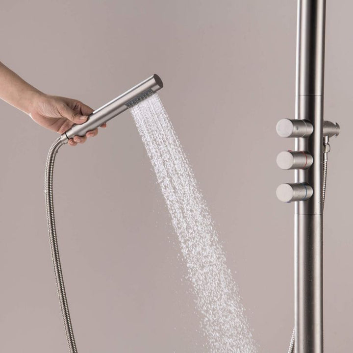 Freestanding Shower Fixtures with Overhead Shower Head - Modland