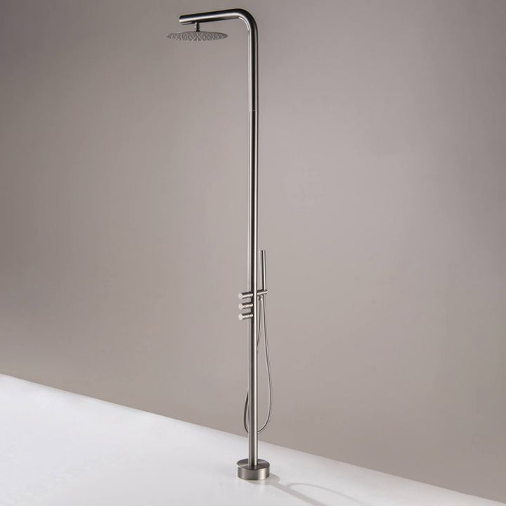 Freestanding Shower Fixtures with Overhead Shower Head - Modland