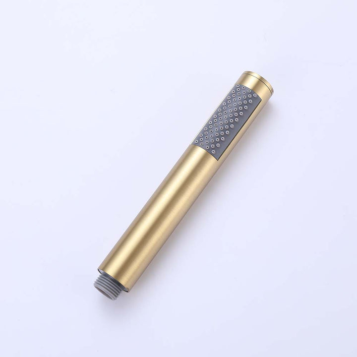Gold handheld shower head for bathtub faucet set