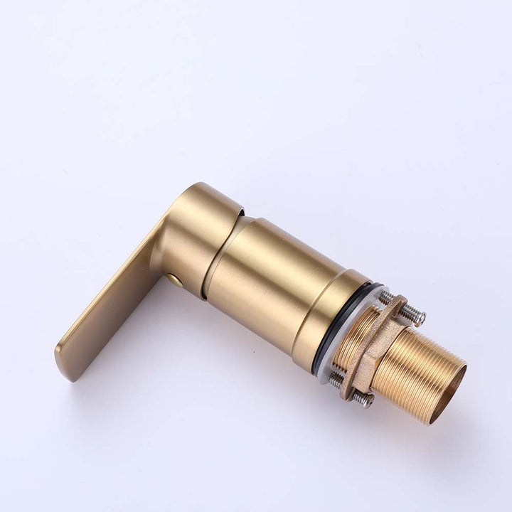 Gold faucet valve handle for bathtub faucet set