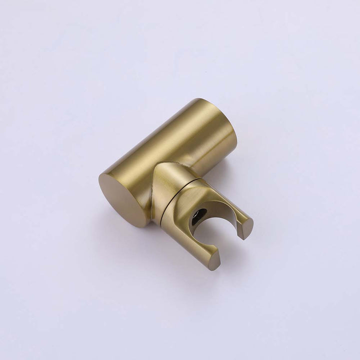 Gold handheld shower wall mount bracket holder component