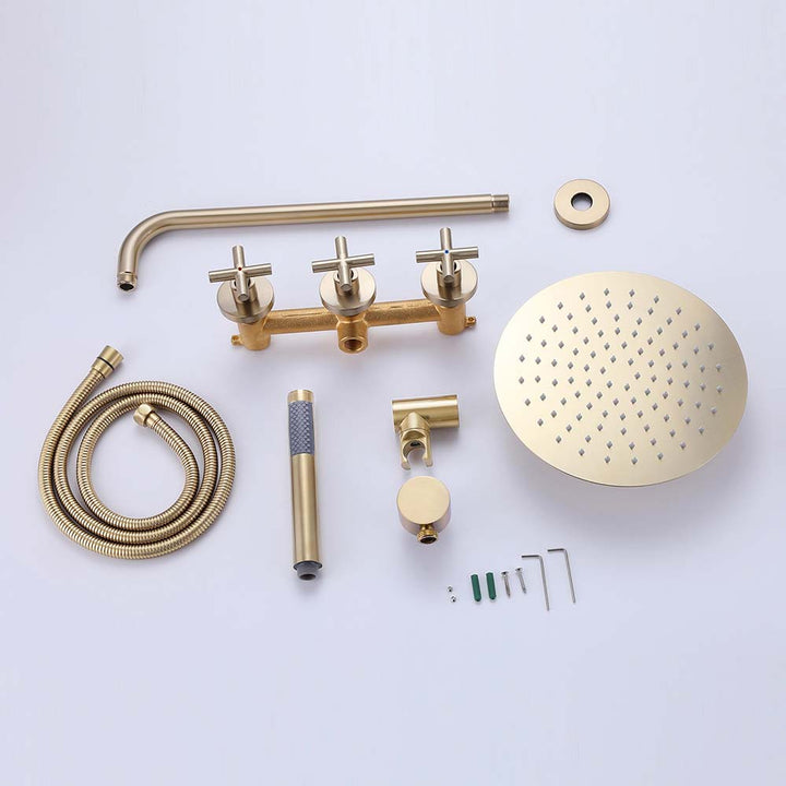 Gold shower system full set with all accessories and parts