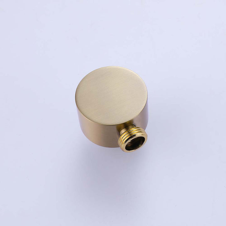 Gold wall outlet elbow for handheld shower connection